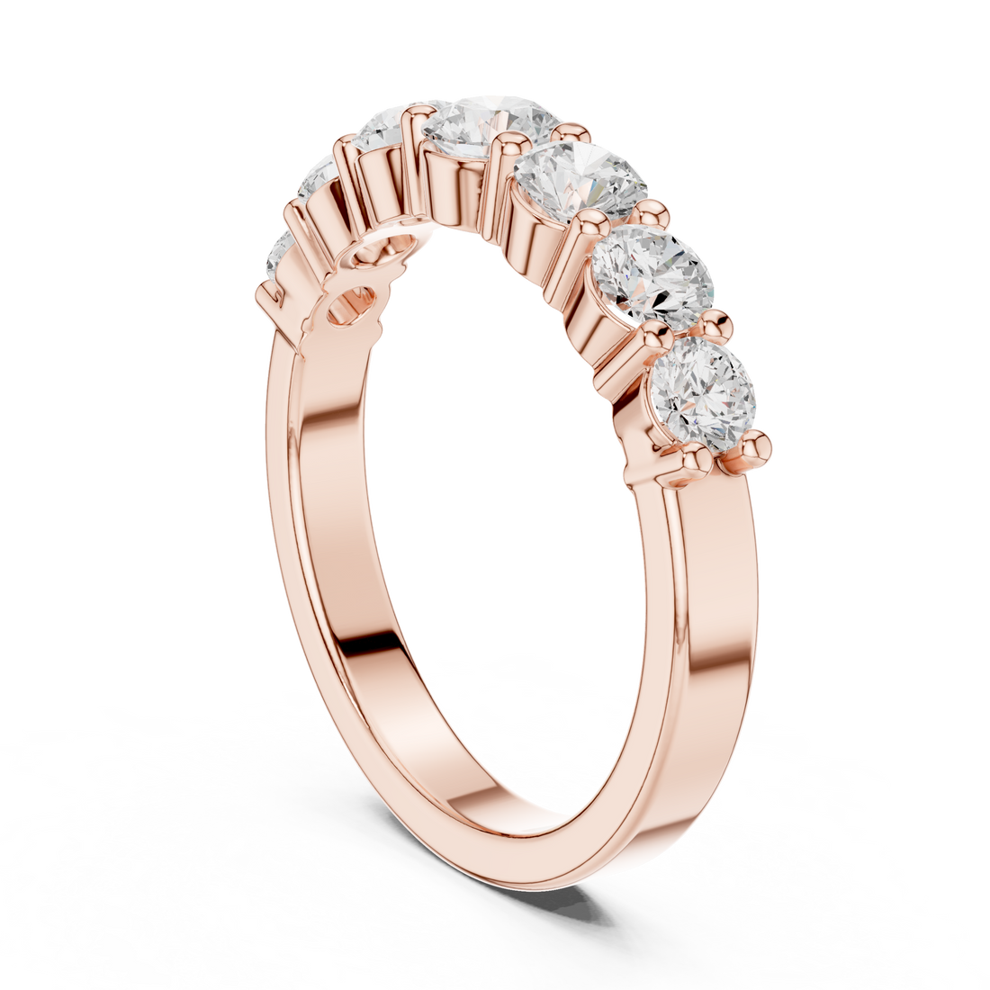 DDLR-382 - Eternity Round Ring - White Gold