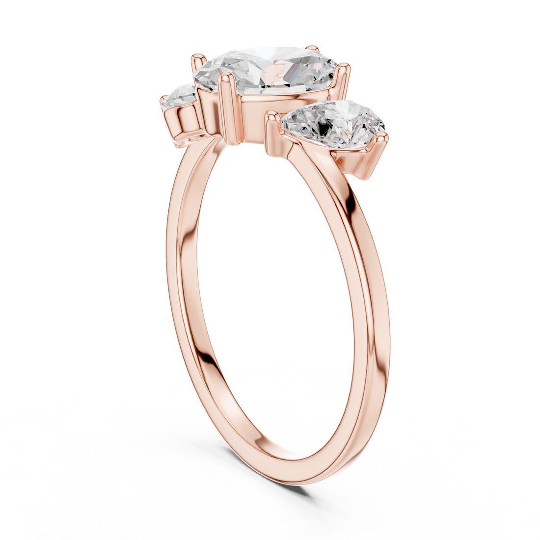 SBWR(10) - Fashion Oval Ring - White Gold