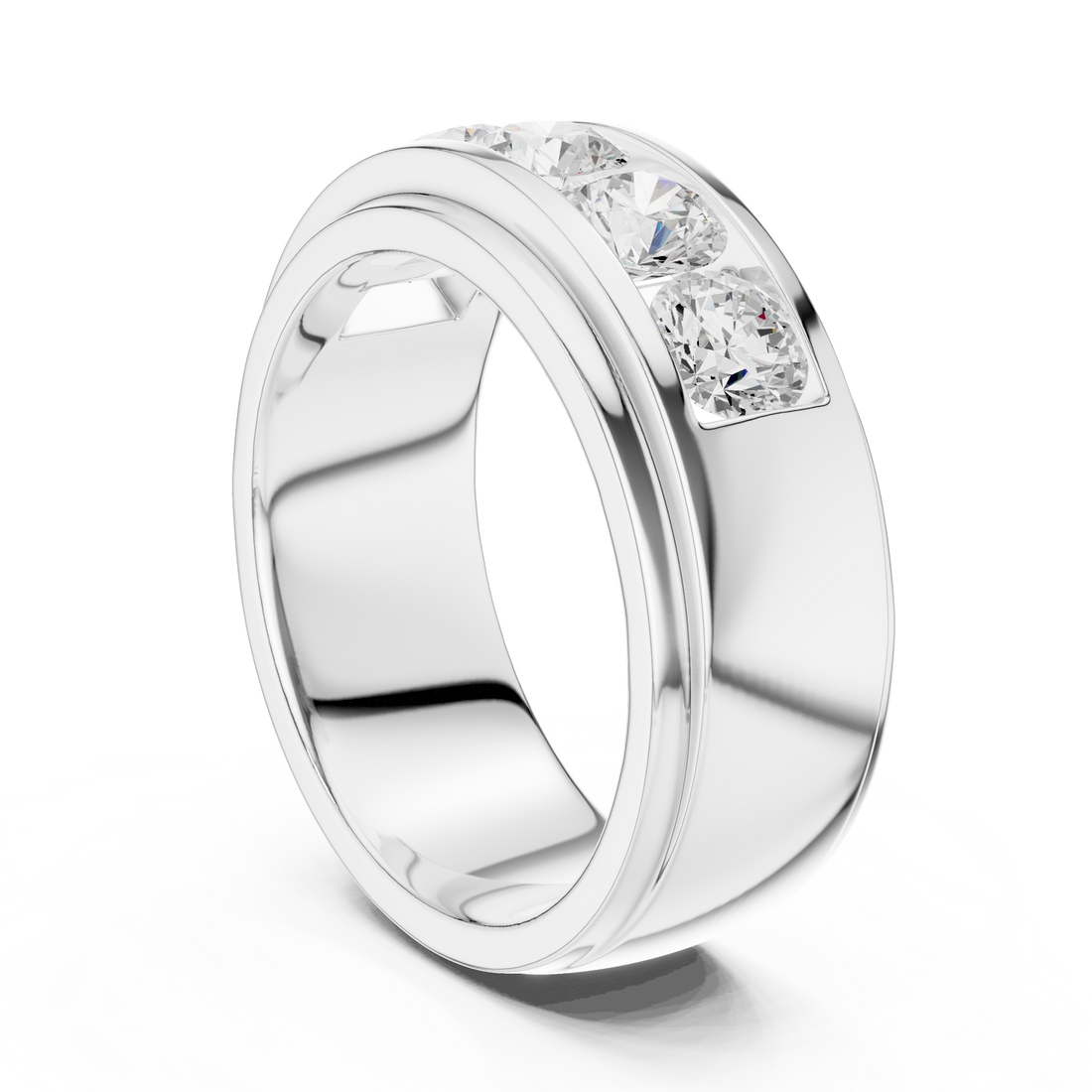 DDLR-425 - Eternity Round Ring - White Gold