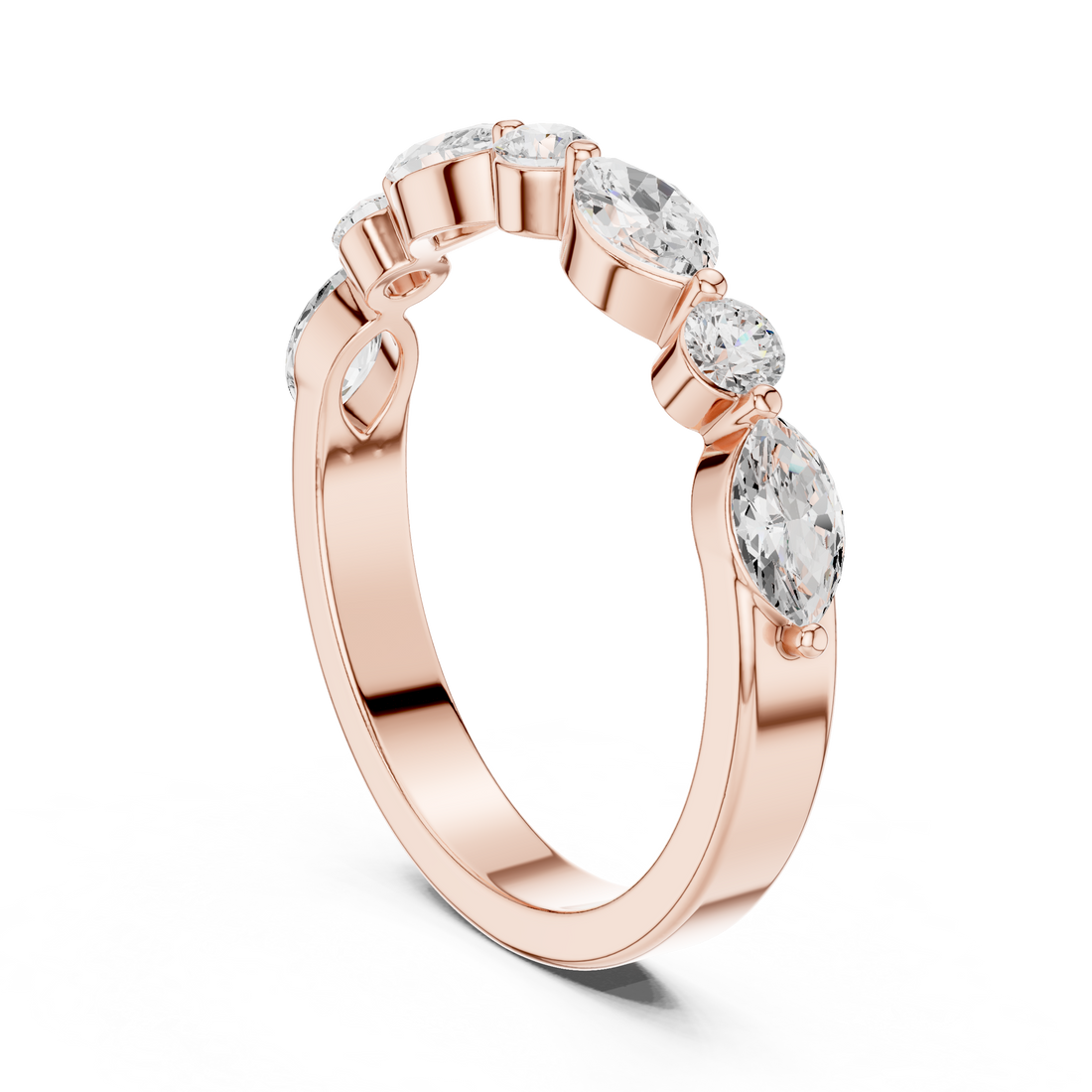 DDLR-384 - Eternity Marquise Ring - White Gold