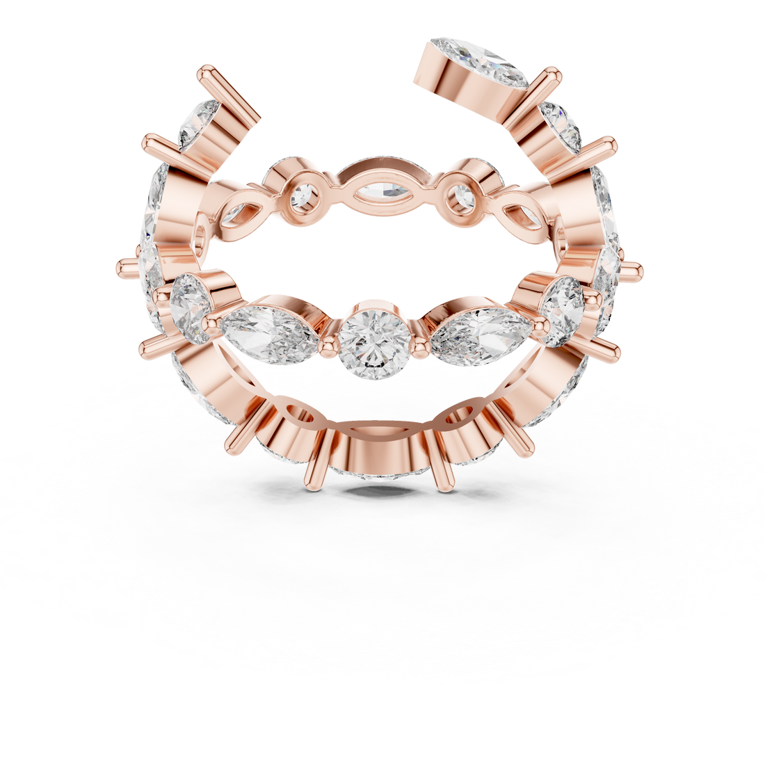 Eternity Ring - Marquise | DDLR-242 - Rose Gold