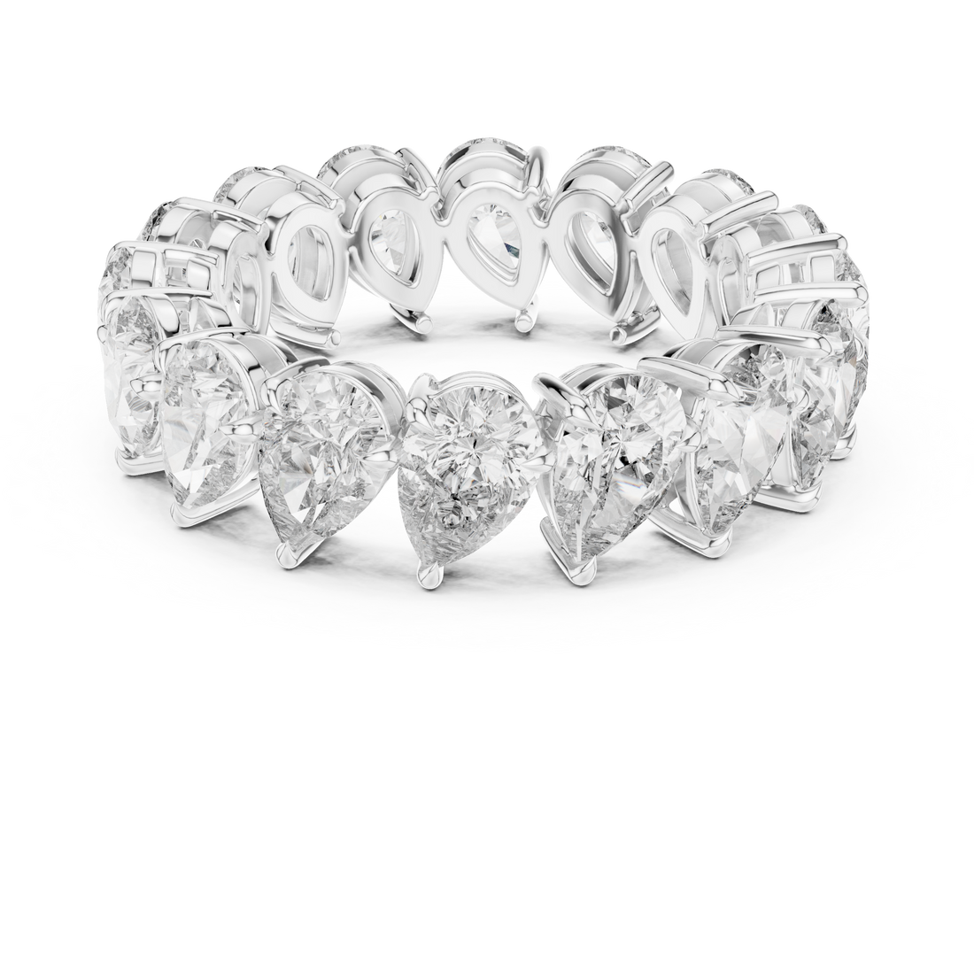 Eternity Ring - Pear | DDLR-220 - Rose Gold