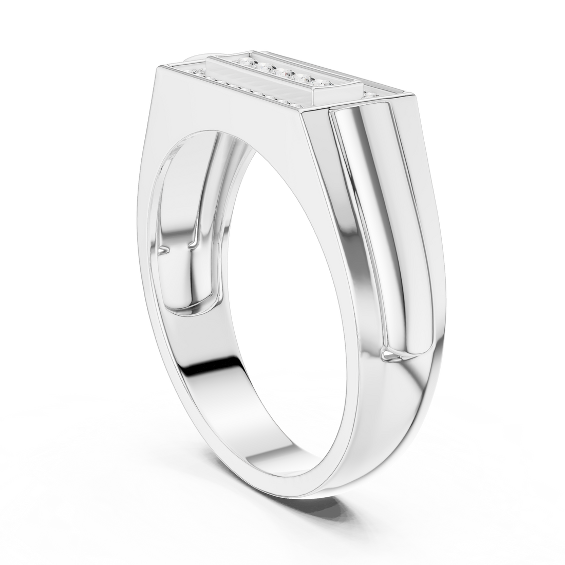 DR-6266 - Fashion Unknown Ring - White Gold