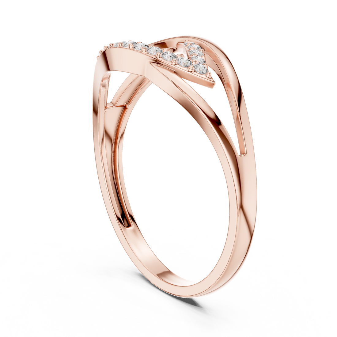 1 (183) - Fashion None Ring - White Gold