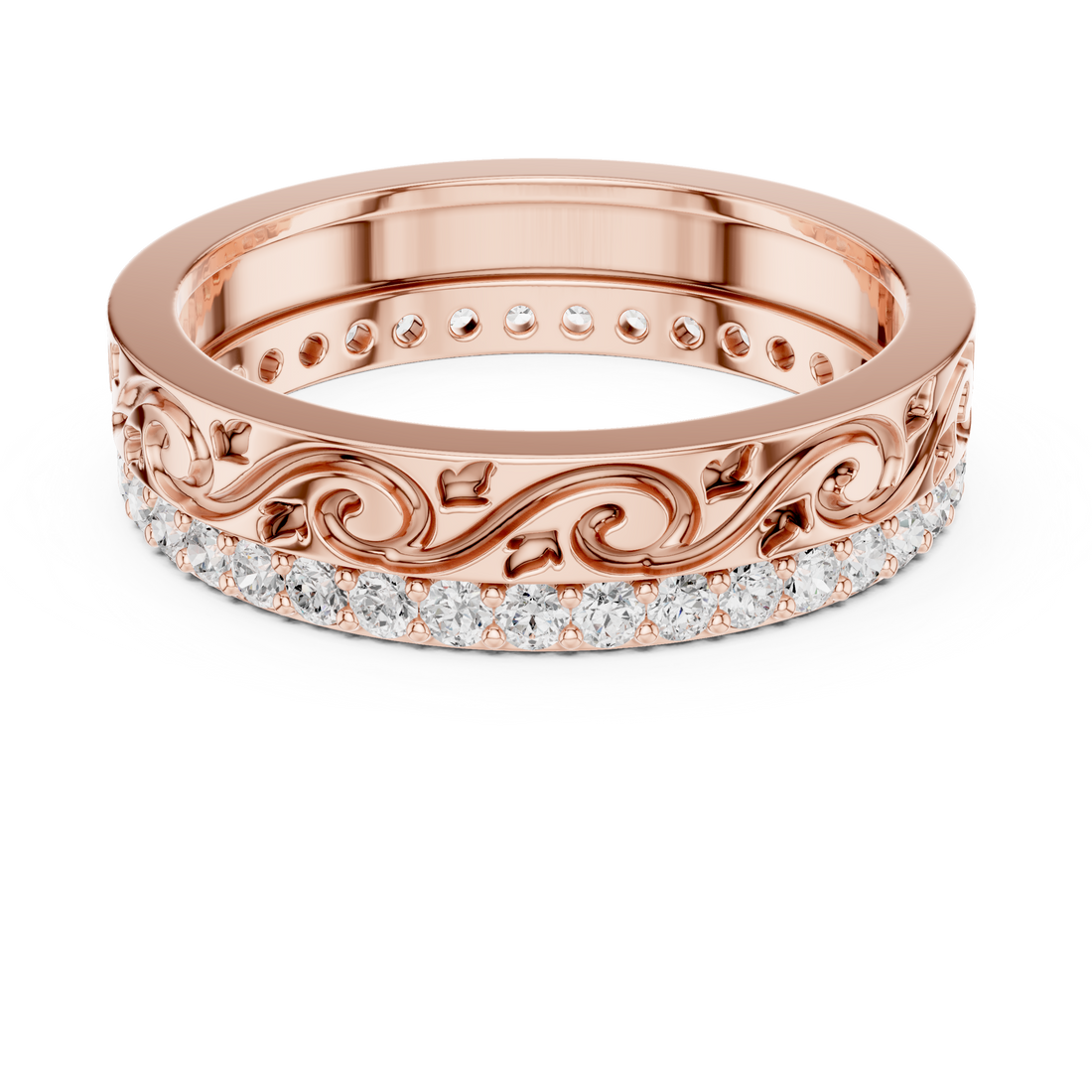 Eternity Ring - None | R22 - Rose Gold