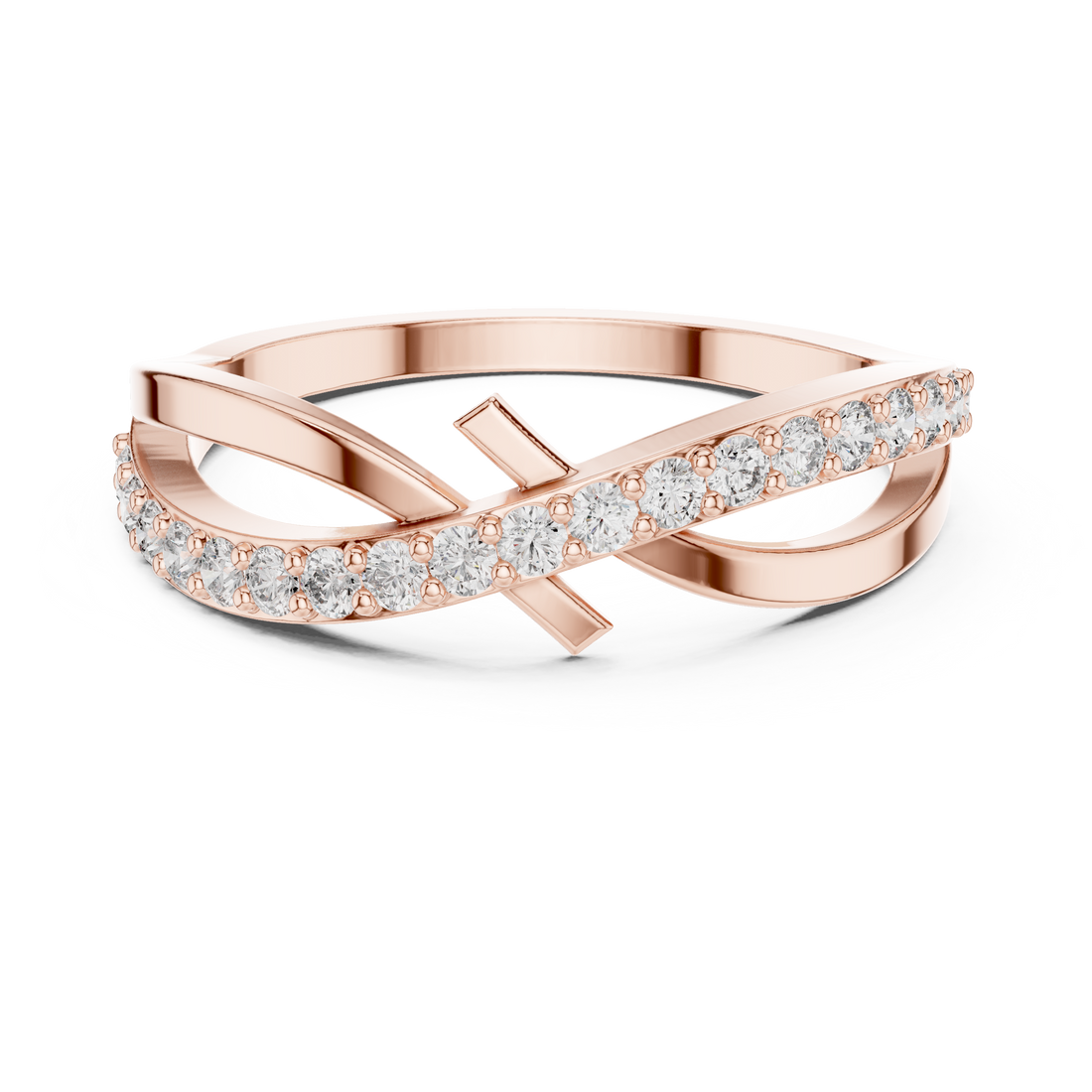 Bypass Ring - Unknown | 9#10067L - Rose Gold