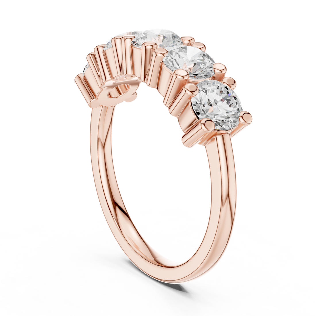 DDLR-617 - Eternity Round Ring - White Gold