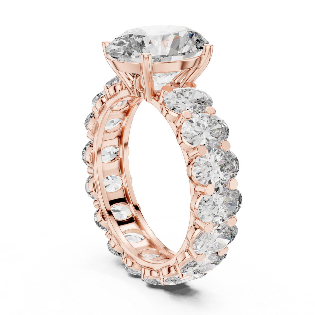 Eternity Ring - Oval | DDLR-198 - White Gold
