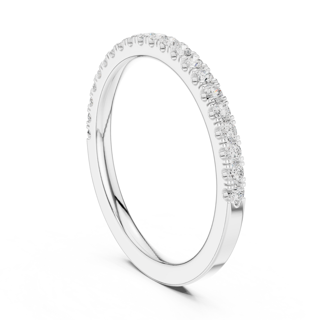 DDLR-596 - Eternity Round Ring - White Gold