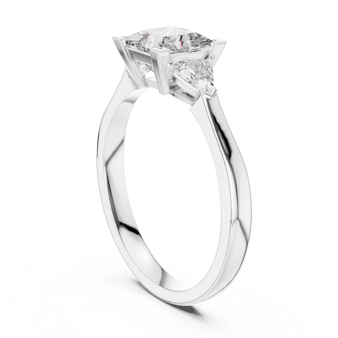 Fashion Ring - Princess | 00001L (27) - White Gold