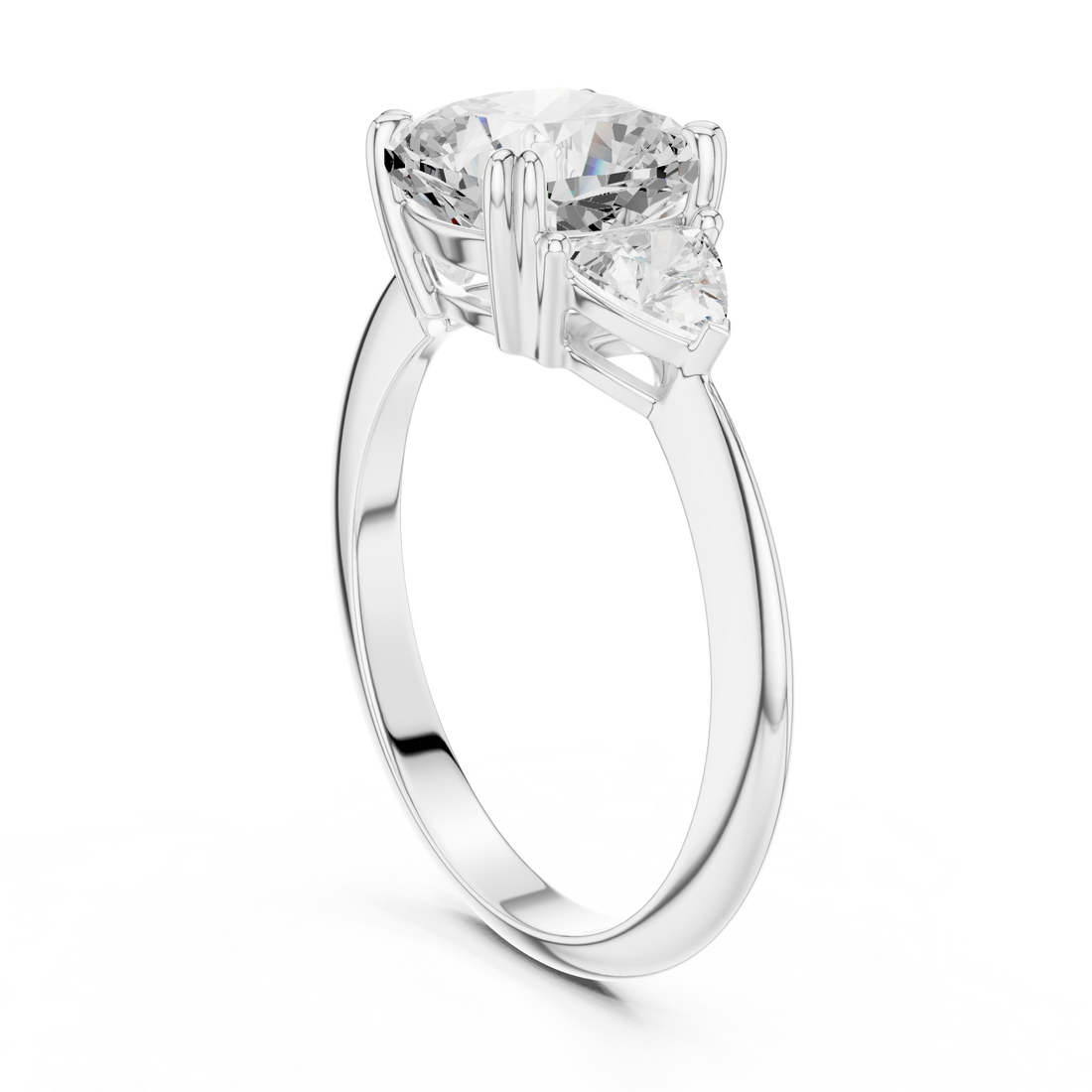 Fashion Ring - Cushion | SBWR(25) - White Gold