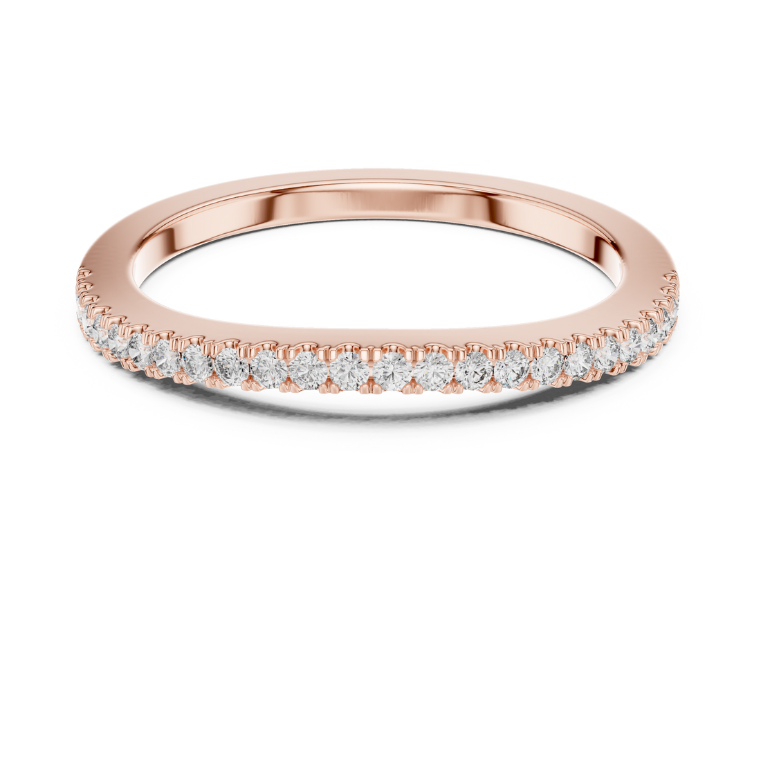 Eternity Ring - Round | DDLR-048 - Rose Gold