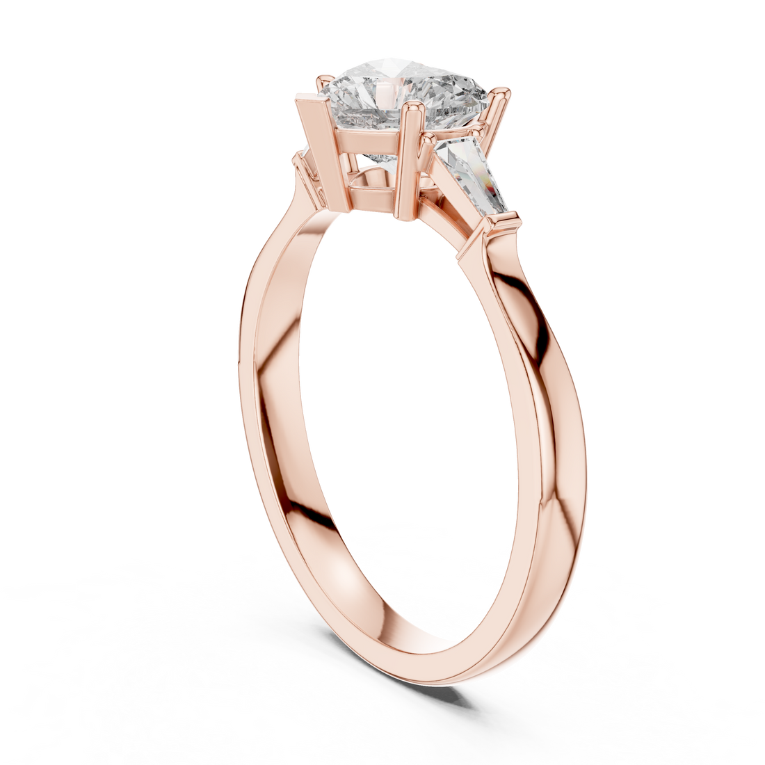 Fashion Ring - Heart | 00001L (34) - White Gold