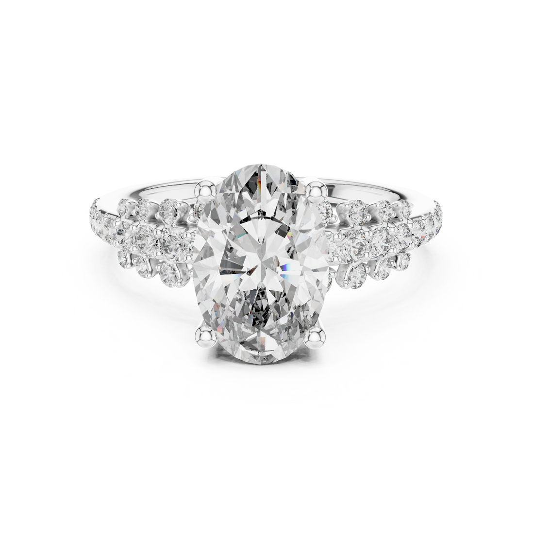 Solitaire Ring - Oval | DDLR-060 - Rose Gold