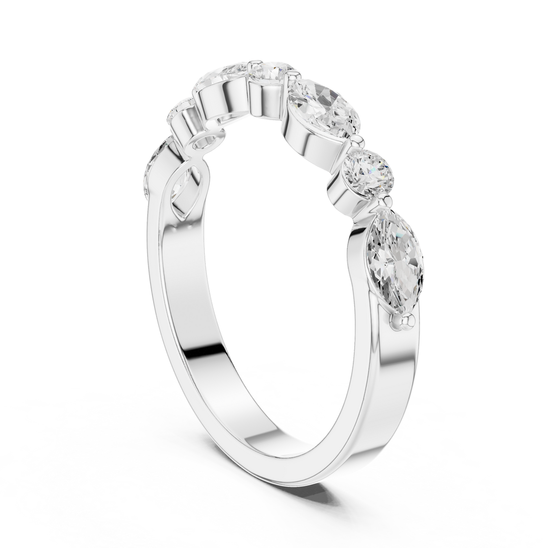 DDLR-384 - Eternity Marquise Ring - White Gold