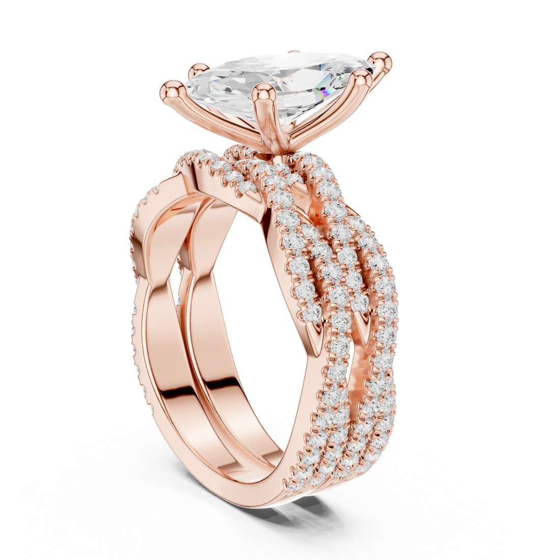 Fashion Ring - Marquise | DDLR-300-MQ - White Gold