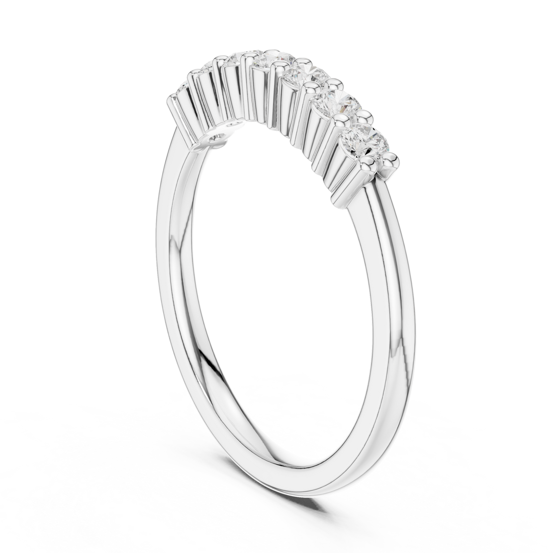 DDLR-618 - Eternity Round Ring - White Gold