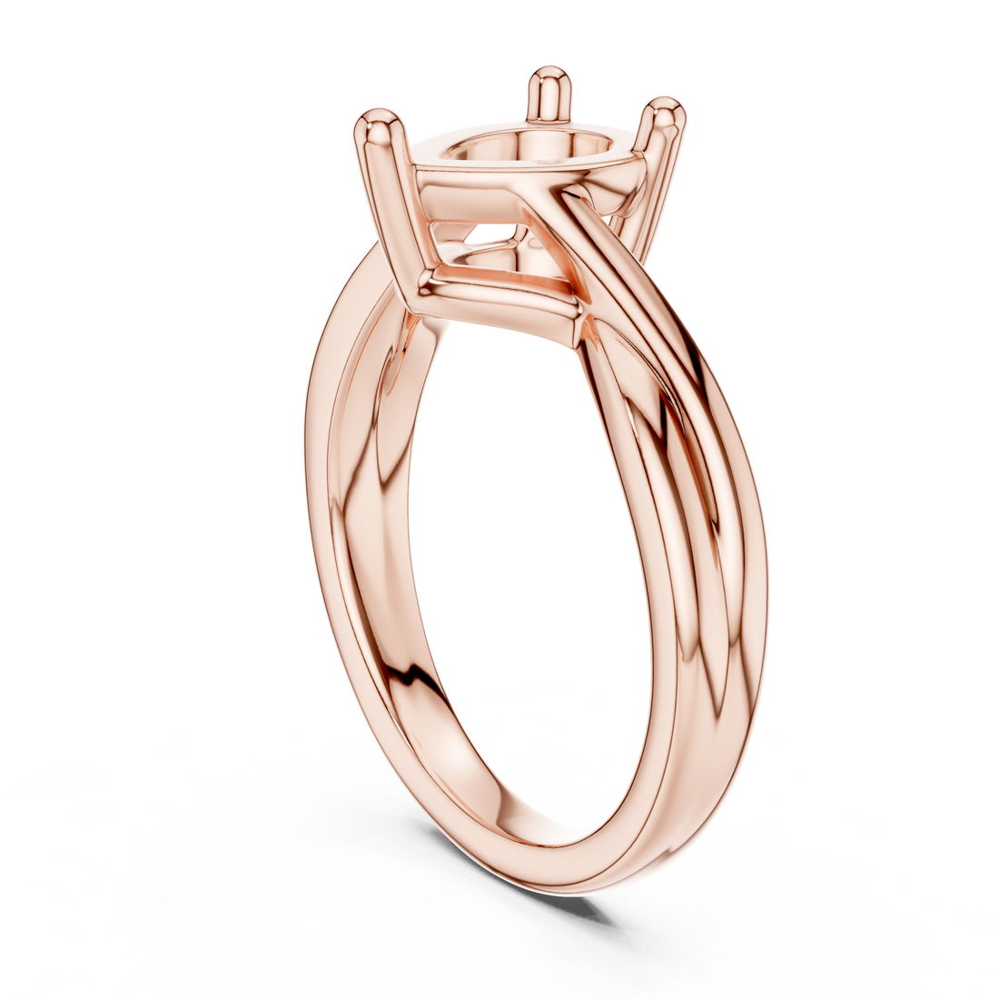 DDLR-112 - R00705-PE - Solitaire Pear Ring - White Gold