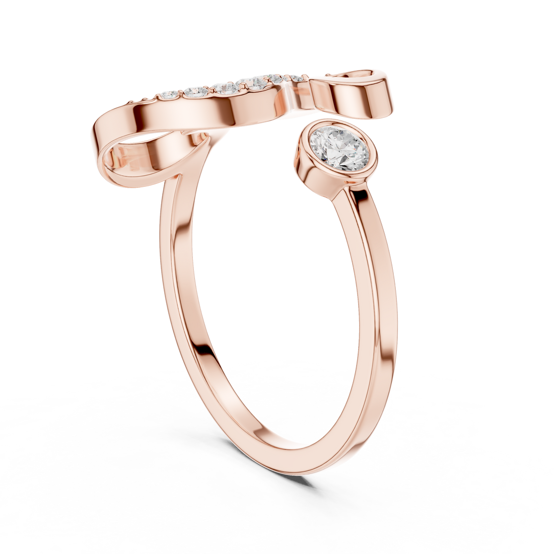 SBWR(29) - Fashion Oval Ring - White Gold