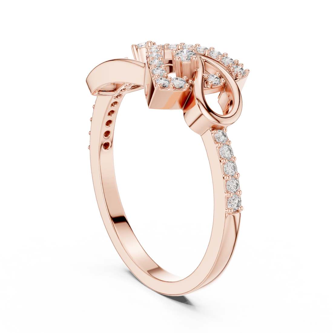LR-01 (56) - Fashion Unknown Ring - White Gold