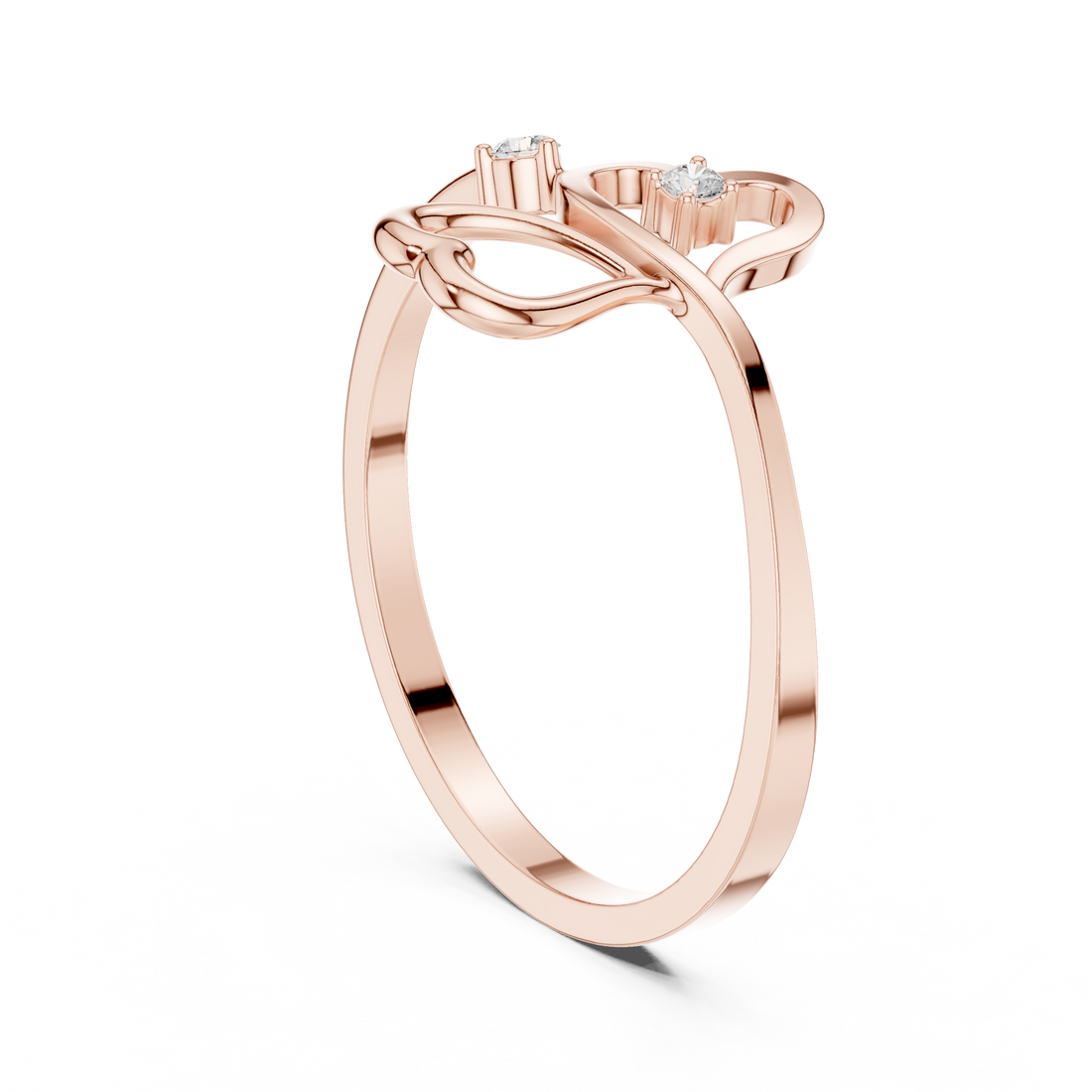 1 (127) - Fashion None Ring - White Gold