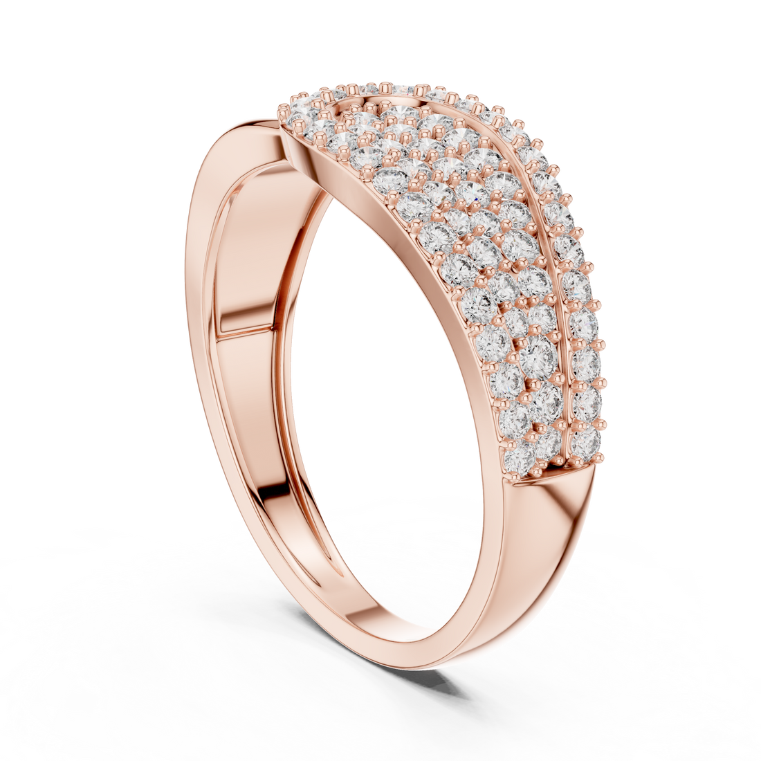 LR-01 (5) - Fashion Unknown Ring - White Gold