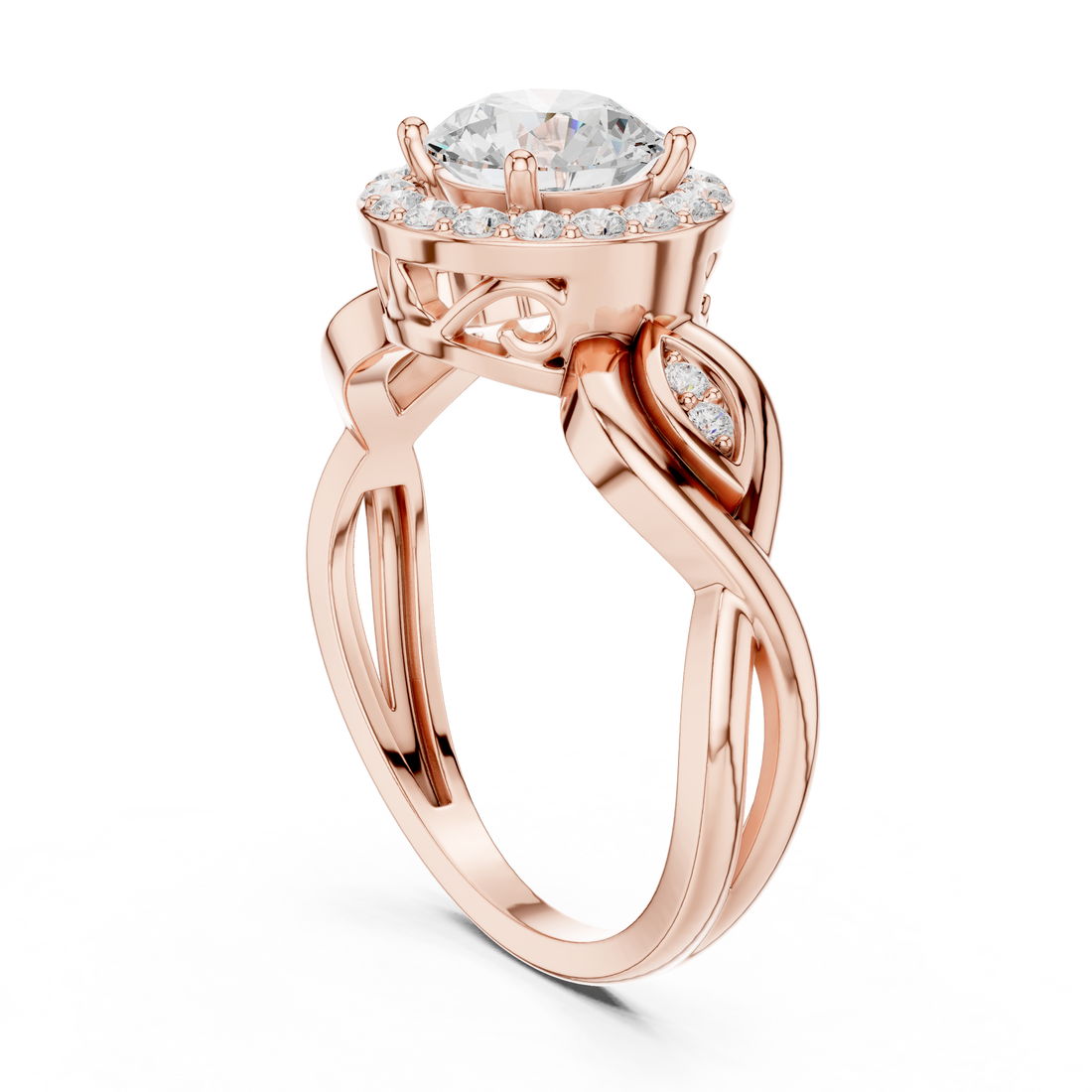 Fashion Ring - Round | DDLR-821 - White Gold