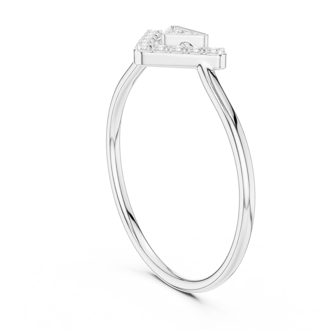 HLR-200 - Fashion Unknown Ring - White Gold