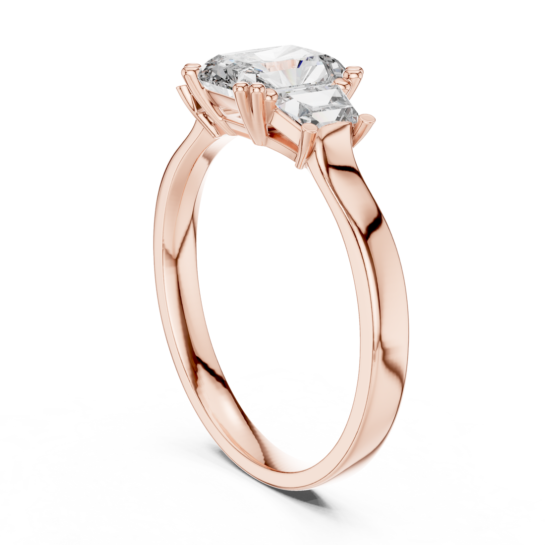 00001L (18) - Fashion Emerald Ring - White Gold