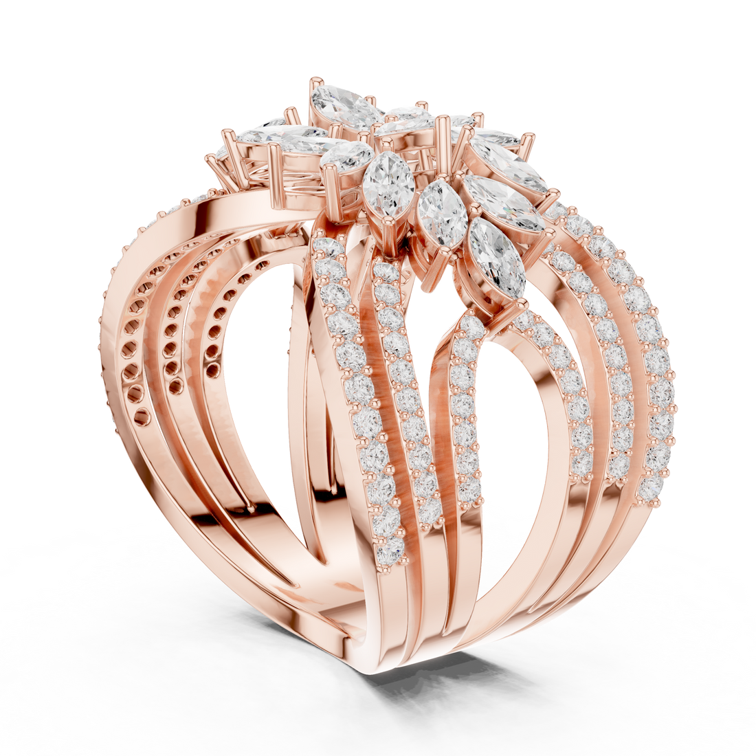 Fashion Ring - Marquise | SBWR(67) - White Gold
