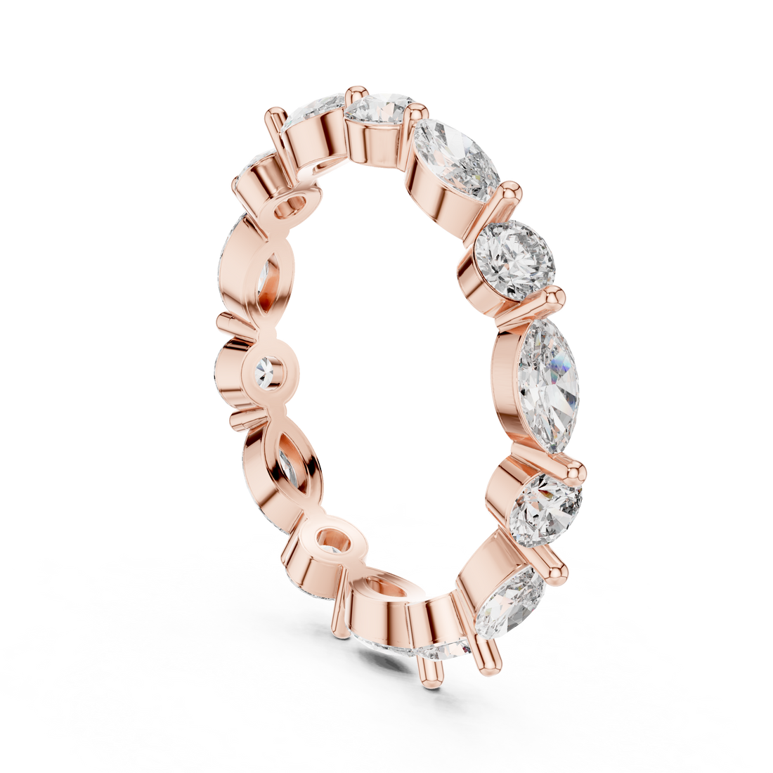 DDLR-242 - Eternity Marquise Ring - White Gold