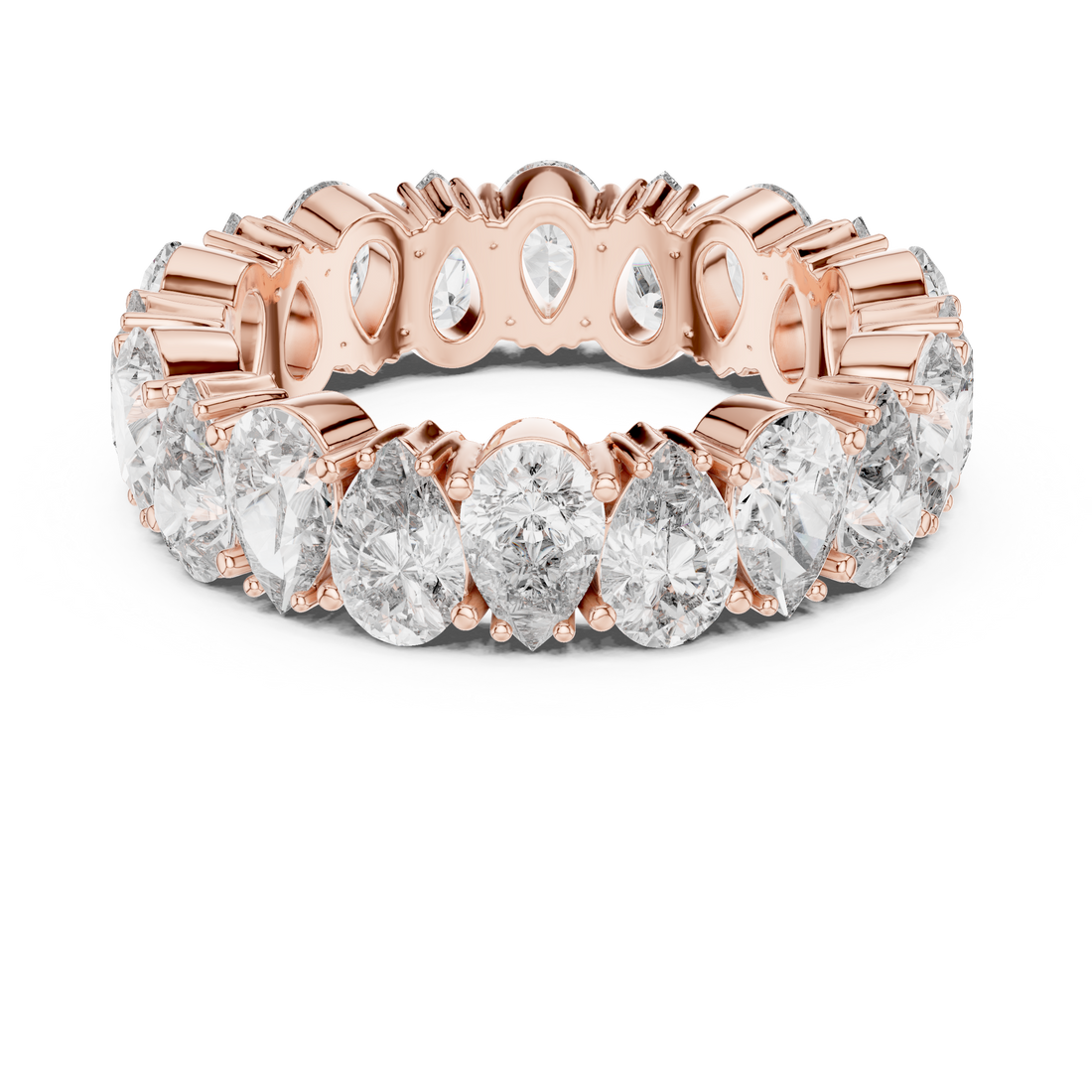 Eternity Ring - Pear | DDLR-241 - Rose Gold