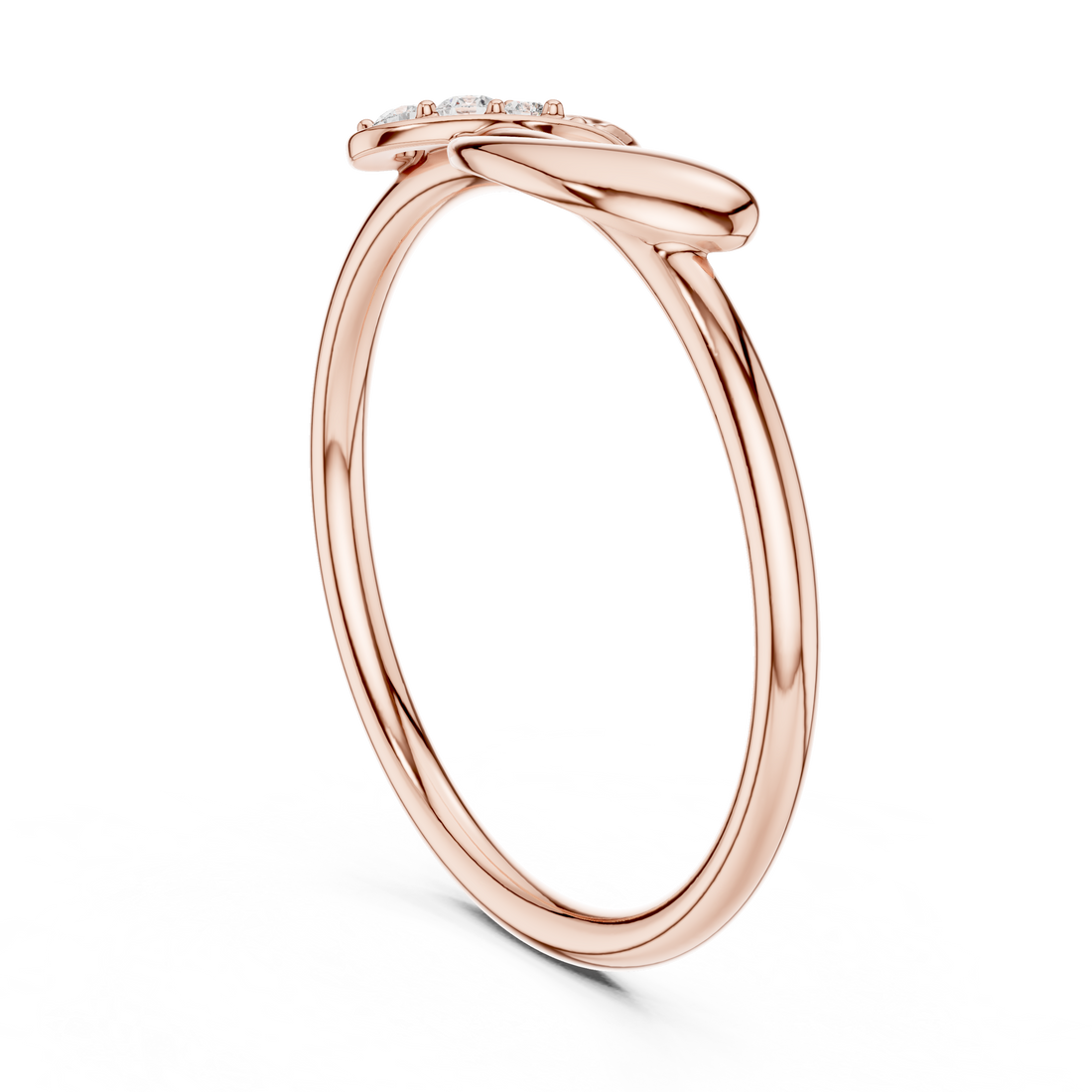 SBWR(40) - Fashion Round Ring - White Gold