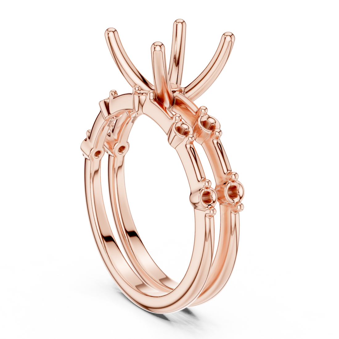 DDLR - 441 - PR - Solitaire Princess Ring - White Gold