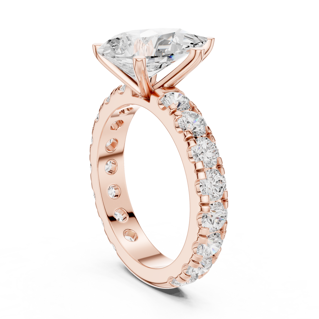 63 PE - Solitaire Marquise Ring - White Gold