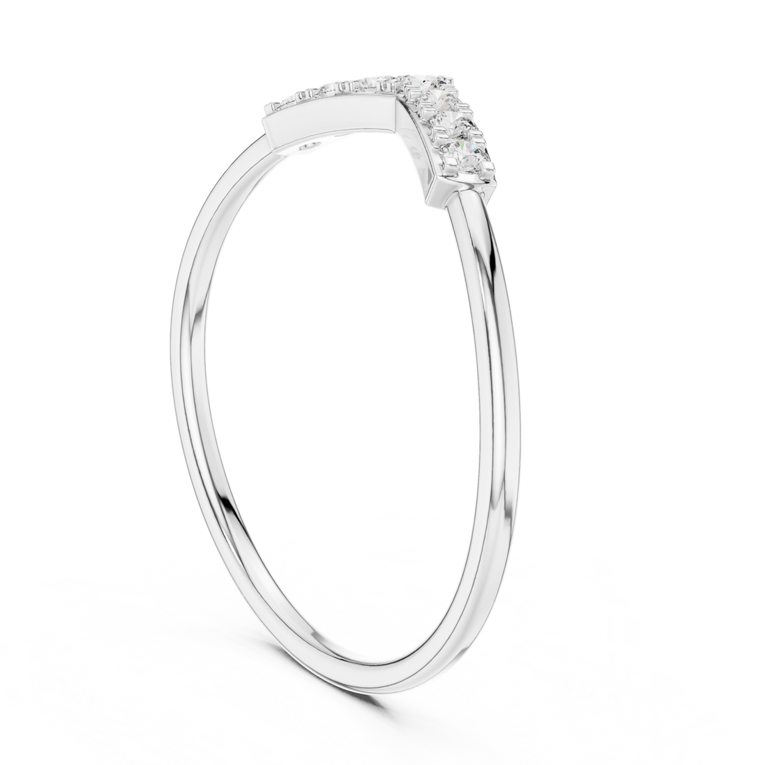 HLR-199 - Fashion None Ring - White Gold