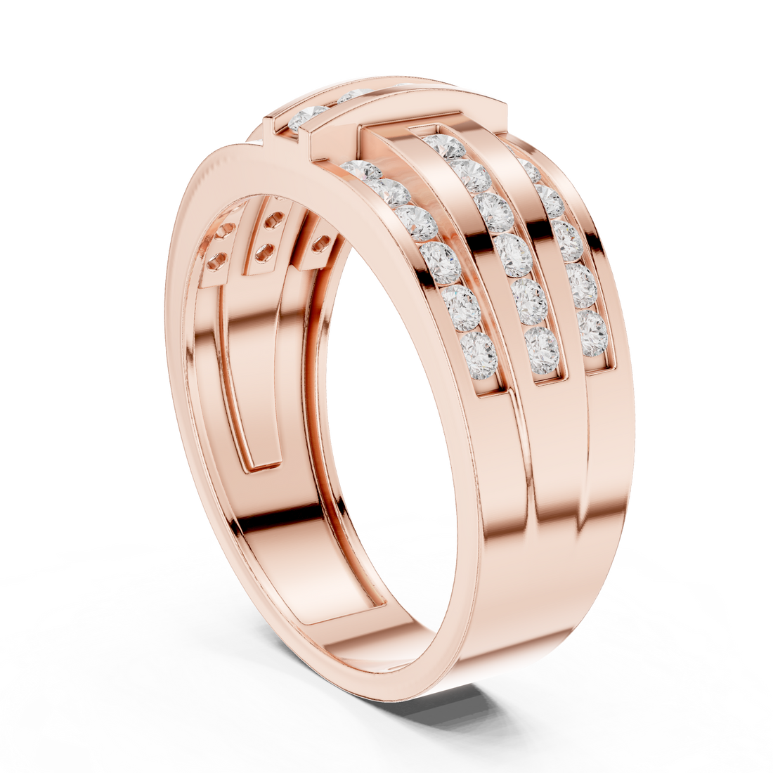 DDLR-387 - Fashion None Ring - White Gold