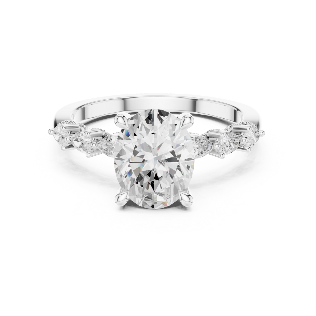 Vintage Ring - Oval | DDLR-1005 - Rose Gold