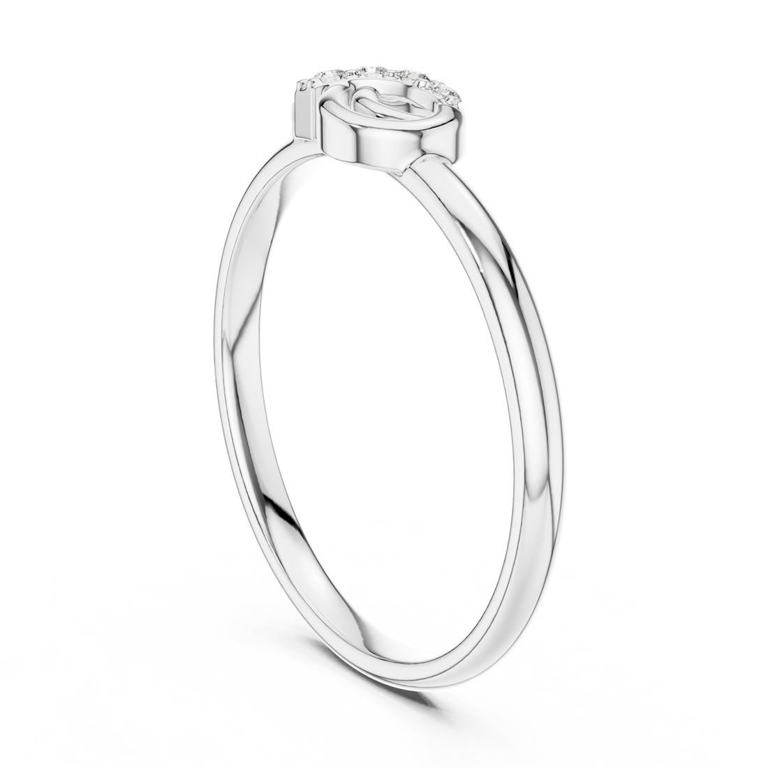 1 (385) - Fashion None Ring - White Gold