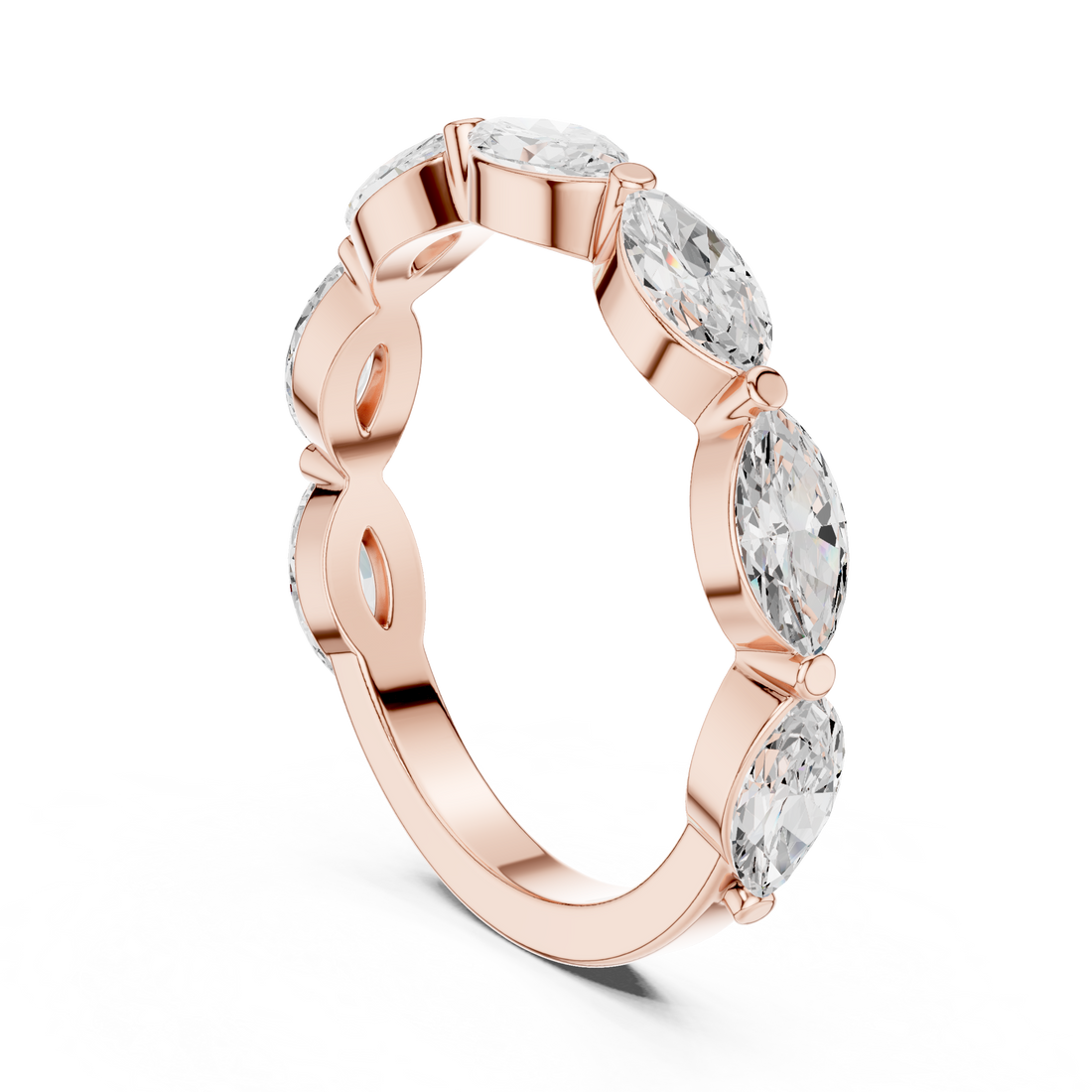 DDLR-379 - Eternity Marquise Ring - White Gold
