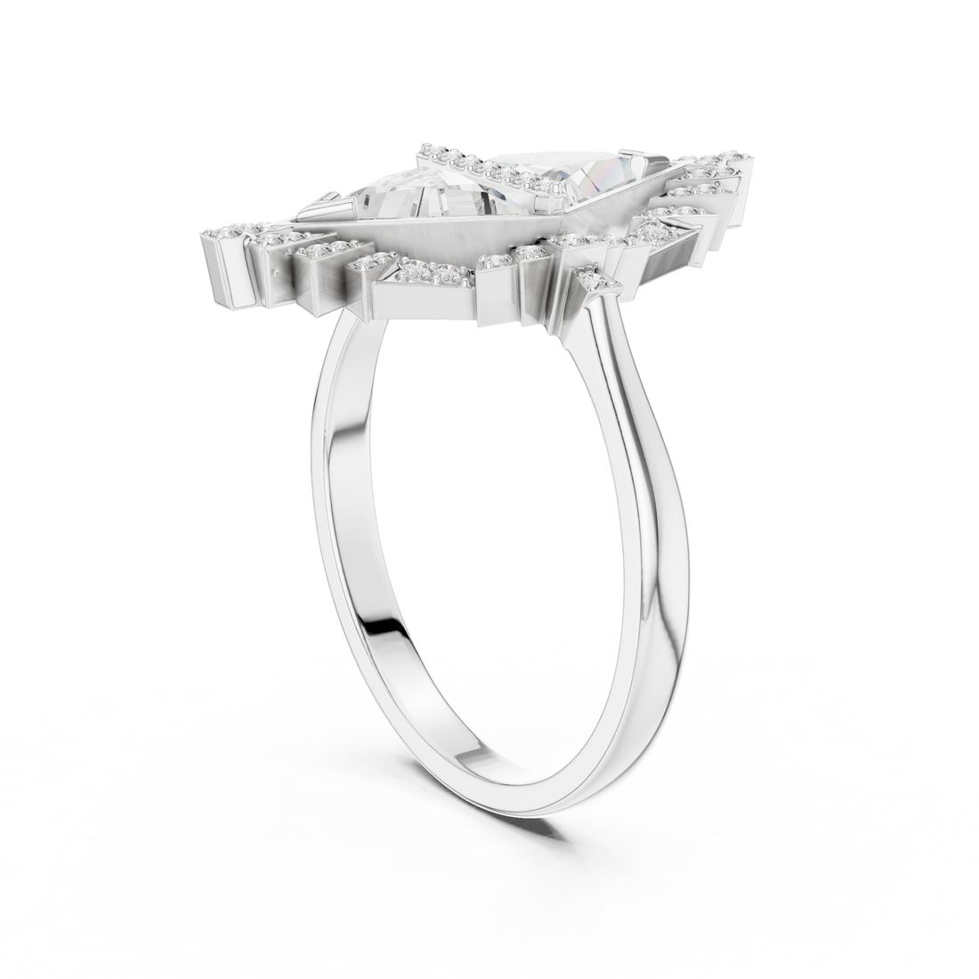 Fashion Ring - Marquise | 00001L (2) - White Gold