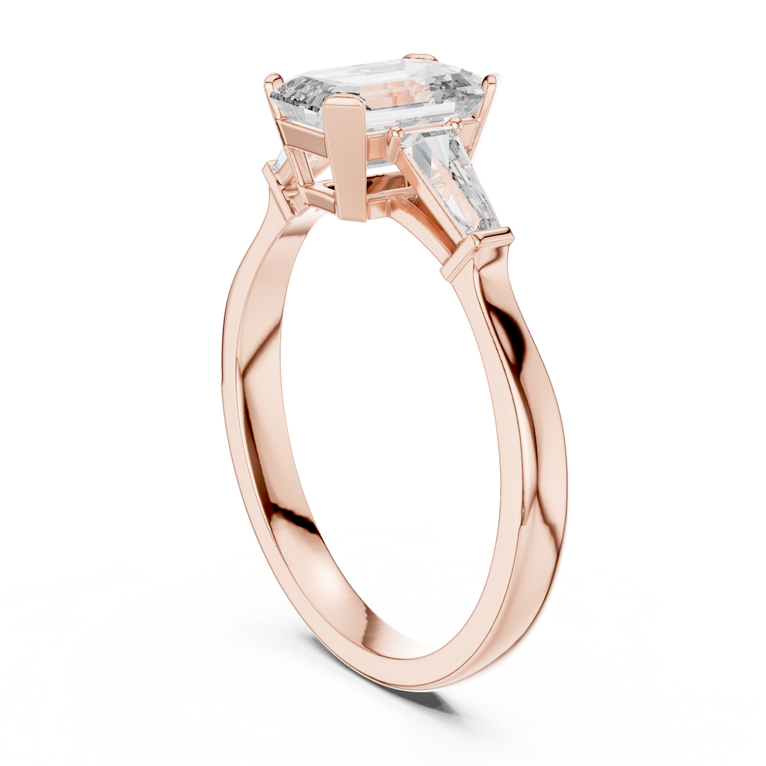 00001L (29) - Fashion Emerald Ring - White Gold
