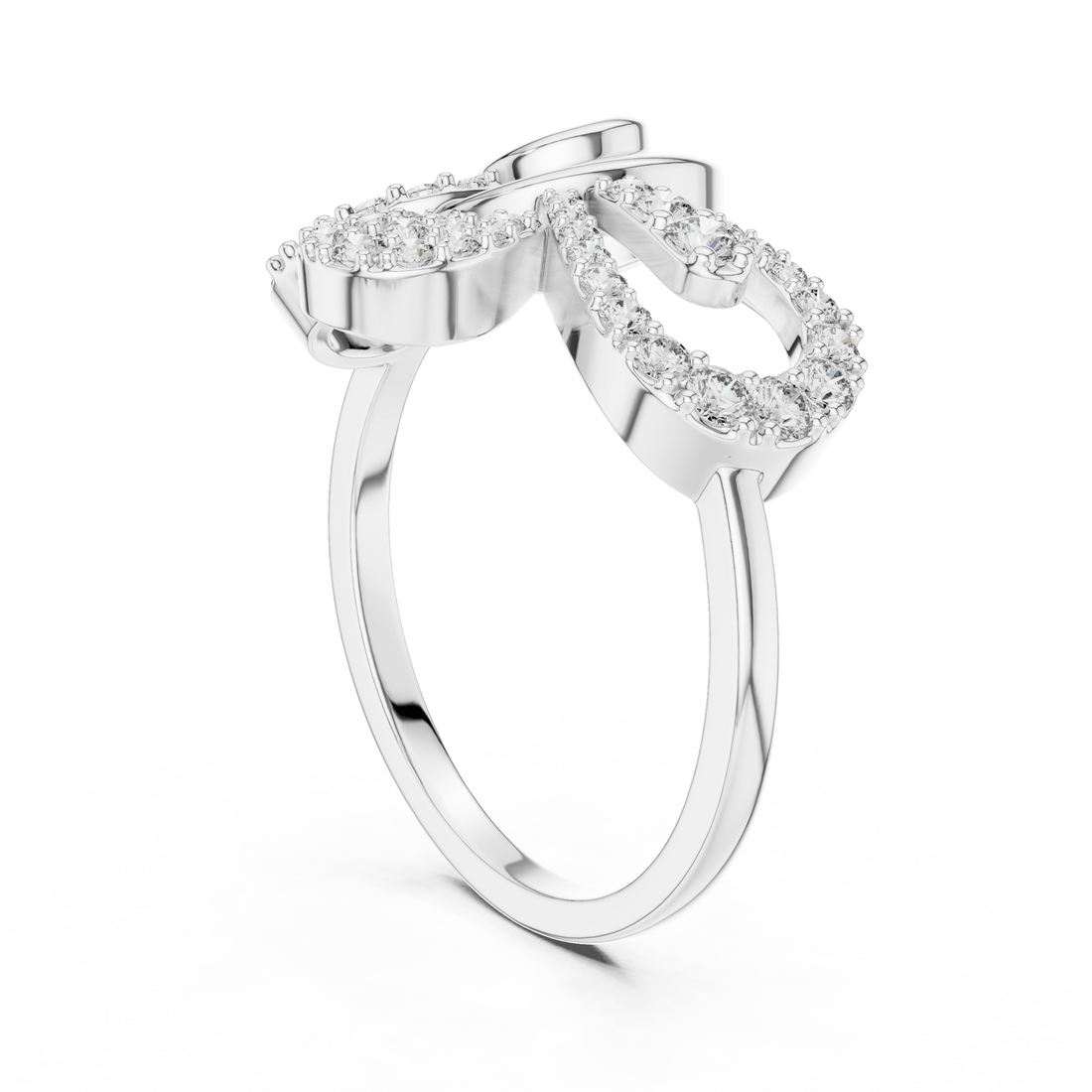 LR-01 (53) - Fashion Unknown Ring - White Gold