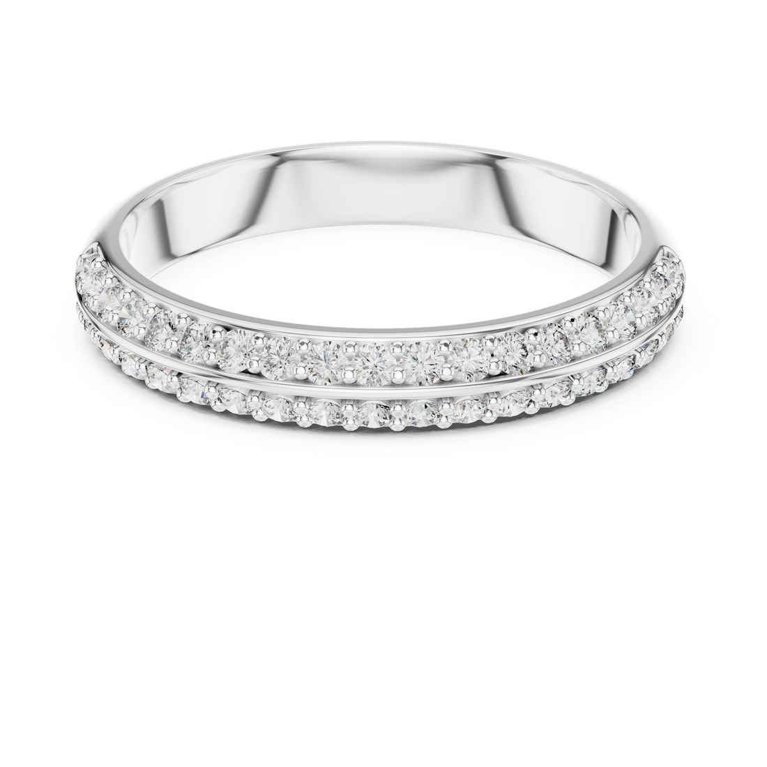 Eternity Ring - Round | 12#10009@L - Rose Gold