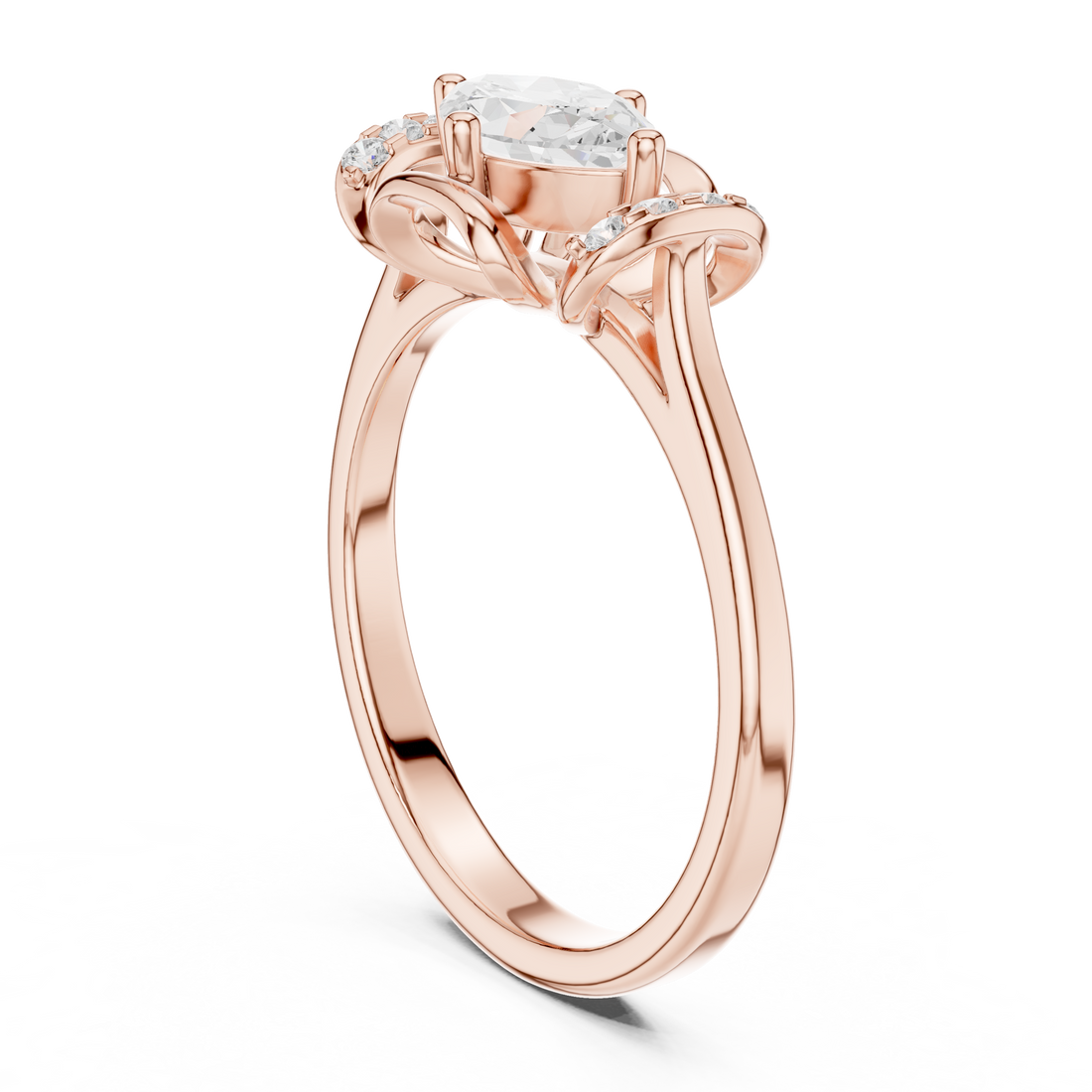 DDLR-509 - Fashion Marquise Ring - White Gold
