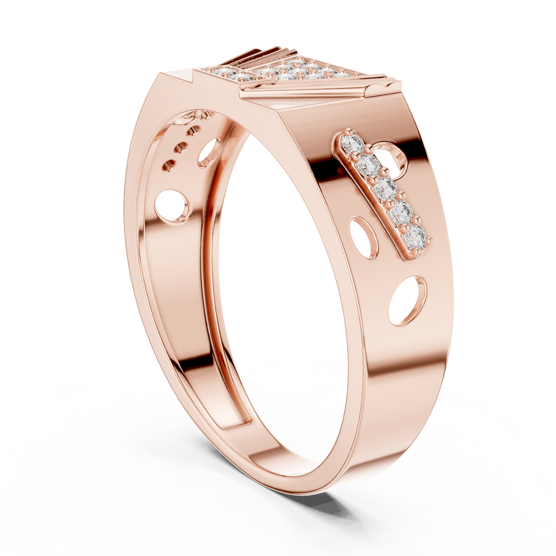 LR-01 (31) - Fashion Unknown Ring - White Gold