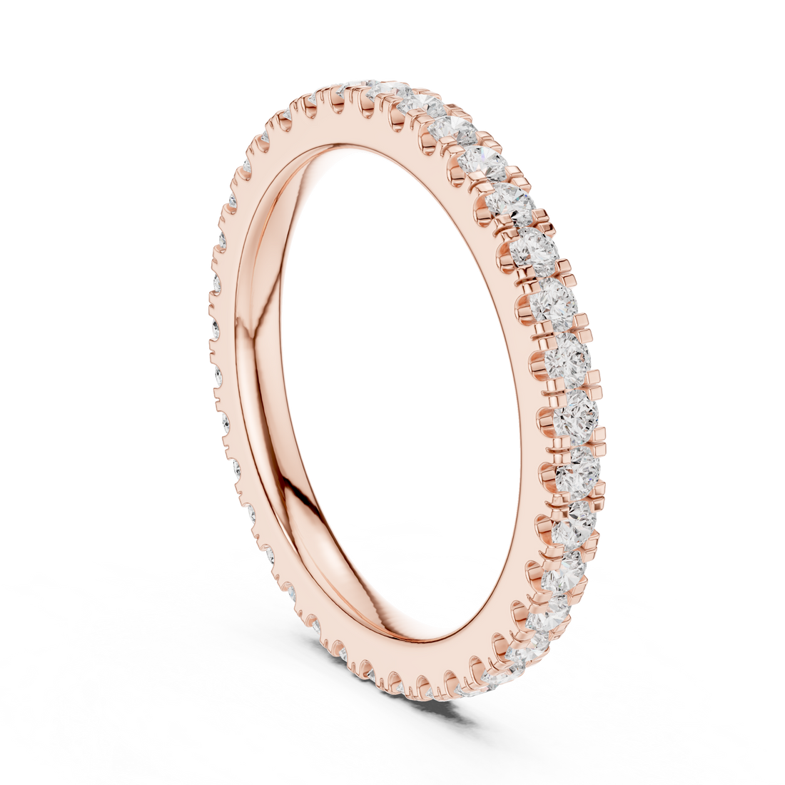 DDLR-604 - Eternity Round Ring - White Gold