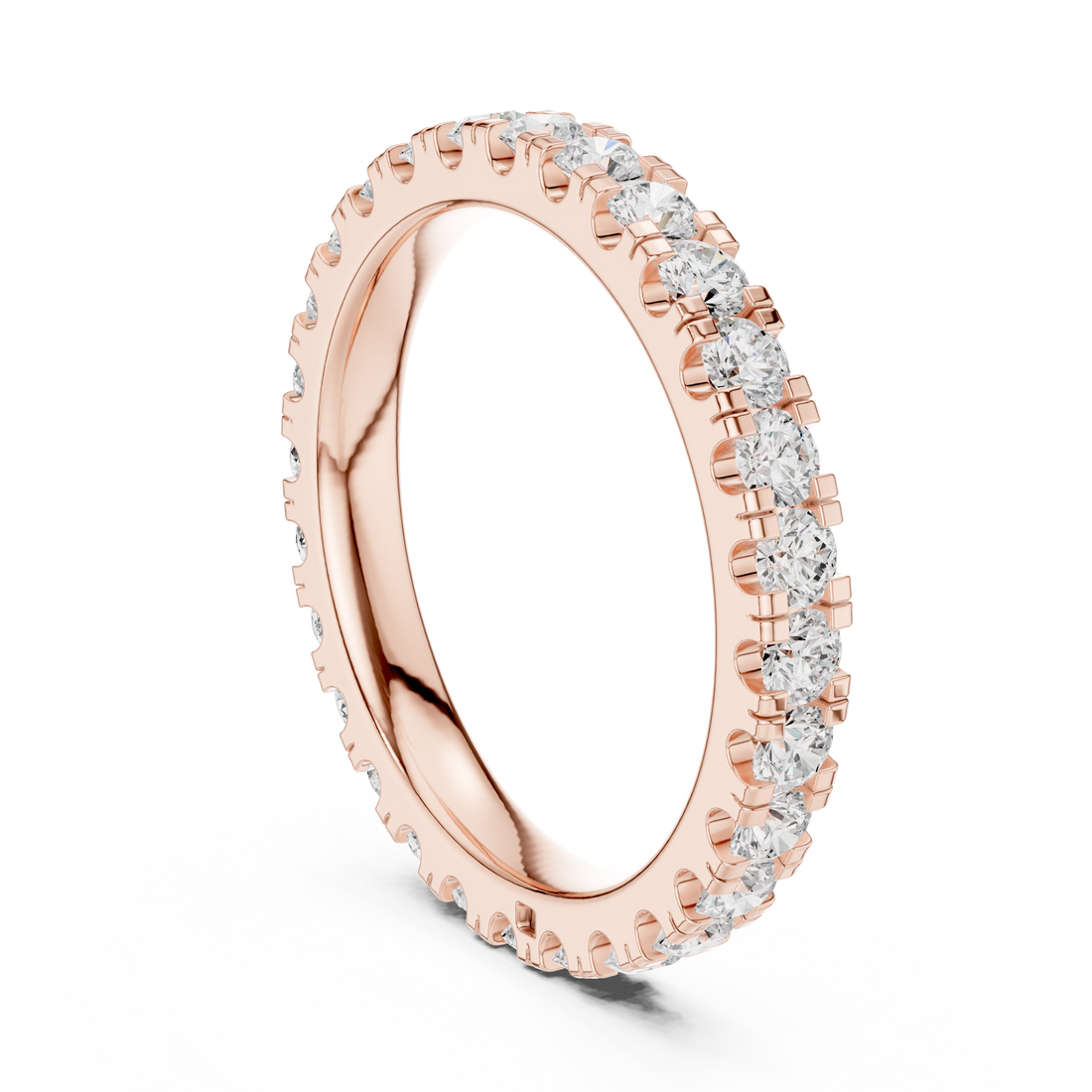 DDLR-606 - Eternity Round Ring - White Gold