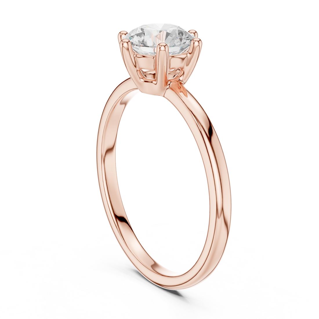 SBWR(18) - Fashion Round Ring - White Gold