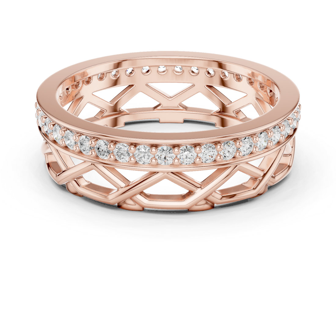 Eternity Ring - Round | R9 - White Gold